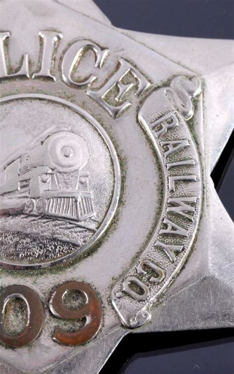 Original Rock Island Railway Co. Police Badge