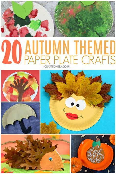 20+ Fun Fall Paper Plate Crafts - Crafts on Sea