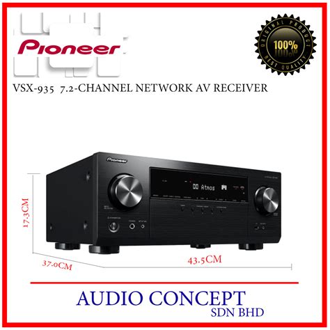 Pioneer VSX-935 7.2-Channel Network AV Receiver - Audio Concept