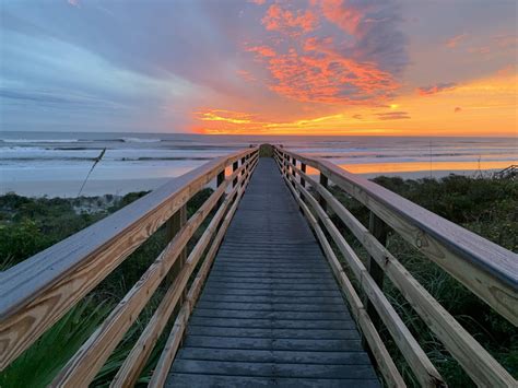 Dorian’s final sunrise - Crescent Beach : florida