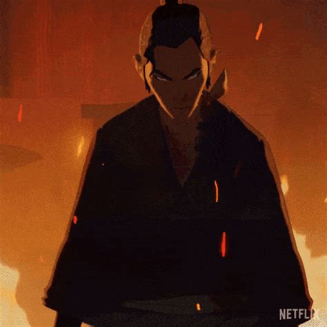 Walk Through The Flames Mizu GIF - Walk through the flames Mizu Blue eye samurai - Discover ...