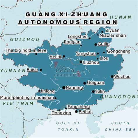 Guangxi,a provincial-level division in South China