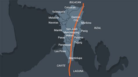 List Of Subdivisions In Metro Manila Prospected To Hit By 'Big One ...