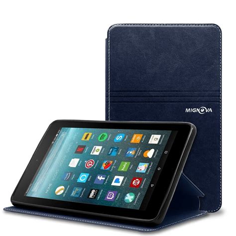 Fire 7 2015 Case ,Mignova Slim-Fit Synthetic Leather Folio Book Cover Case - Card Pocket ...