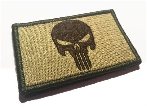 3x2" The Punisher Tactical military morale velcro Patch (close color ...