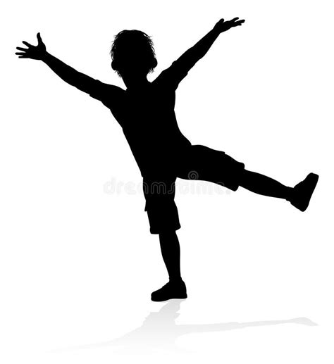 Children Silhouette Walking Black White Stock Illustrations – 844 Children Silhouette Walking ...