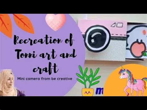 Recreation of toni art and craft Part - 2 |mini camera | challenge accepted 👍 | @toni_art_and ...