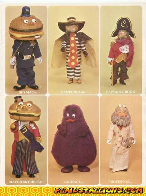 Remco I McDonalds Characters I 1976 Catalog I Plaidstallions.com | Childhood memories, Childhood ...