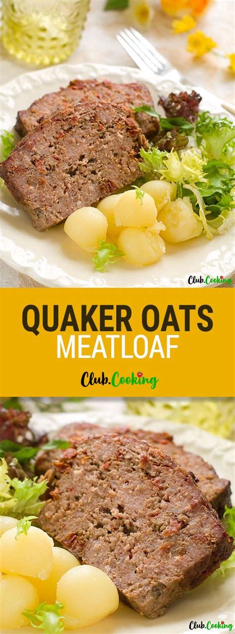 Quaker Oats Meatloaf ? | Recipe | Quaker oats meatloaf, Meatloaf, Oats ...