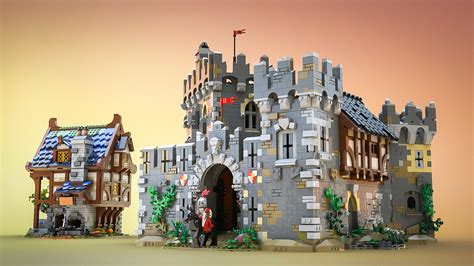 LEGO MOC Medieval Castle PDF Instructions (NO PARTS ...