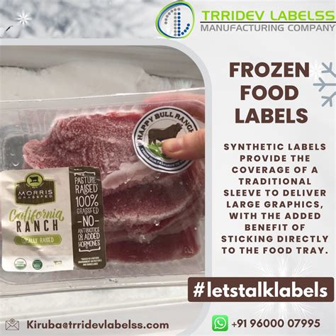 Freezer Proof Labels - Blank and Custom Labels for Frozen Food & Cold Temperature Labels at ...