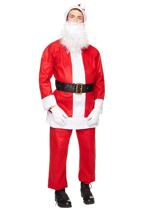 Basic Santa Suit Men's Costume | Adult Christmas Costumes