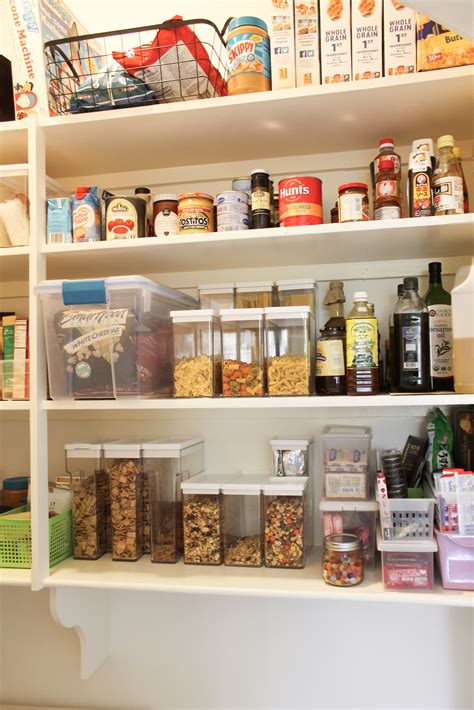 Pantry Organization With Clear Storage Containers | Chuzai Living