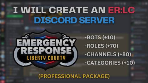 Create a roblox erlc discord server for you by Red_hawk_s | Fiverr