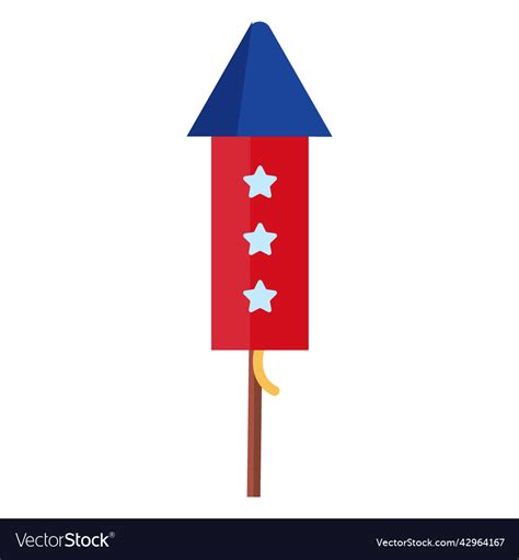 3 stars firework rocket element Royalty Free Vector Image