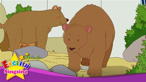 [Counting] How many bears? Three bears. (In the zoo) - Easy Dialogue ...