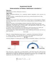 Experiment No09.hmt.docx - Experiment No.09 Determination of Stefan ...