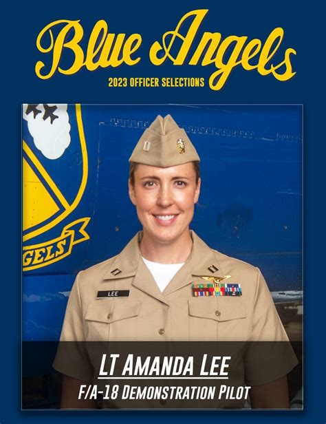 First female fighter pilot to join Blue Angels in 2023 season