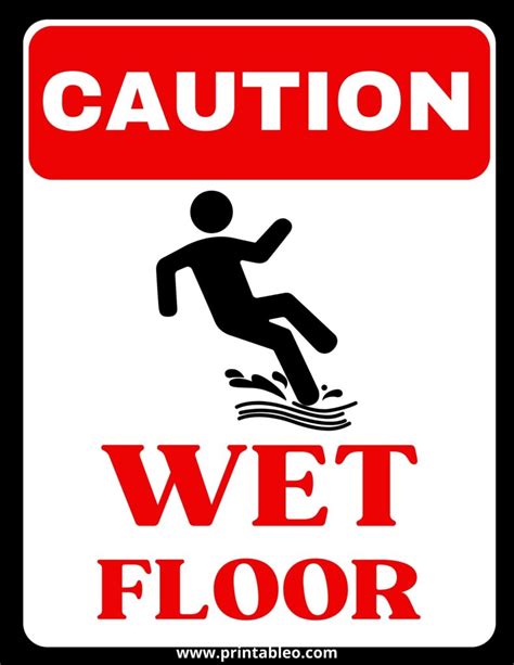 47+ Printable Wet Floor Signs | Free Download