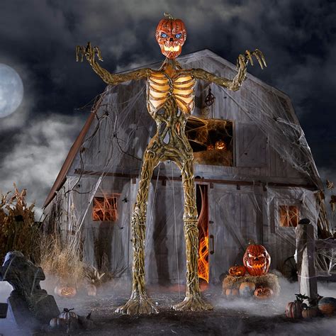 The Home Depot’s 12-Foot Inferno Pumpkin Skeleton Is Back Again for ...