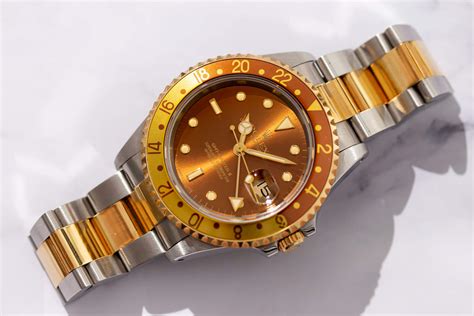 Vintage Rolex GMT Master 16713 Root Beer