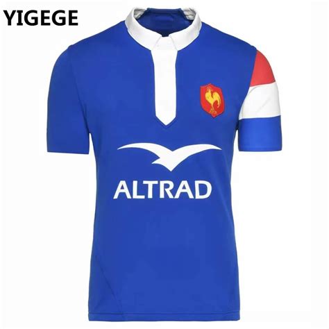 YIGEGE 2019 2020 France HOME Alternate Rugby Shirt Rugby Jerseys France ...