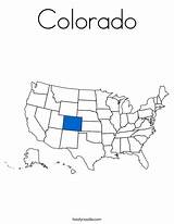 Colorado Coloring Pages sketch template