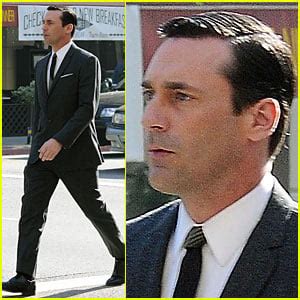 Jon Hamm Suits Up for ‘Mad Men’ | Jon Hamm : Just Jared | Entertainment ...