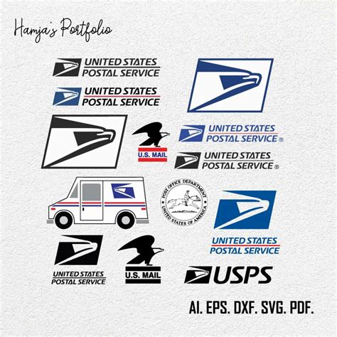 Mail Truck SVG, USPS, US Mail Vector. Logo bundle.USPS Logo bundle ...