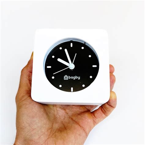 Alarm Clock Minimalist White. Non Ticking Silent Clock. Wooden - Etsy