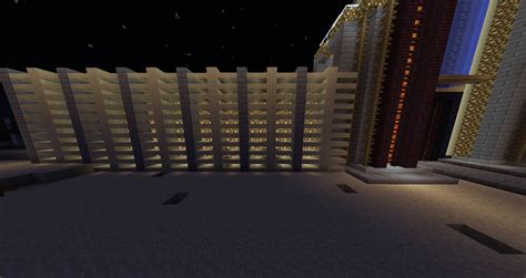 Walls and gate arch Minecraft Project