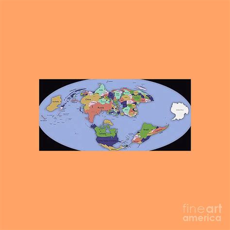 Alternative World Map Drawing by Mary S Roberts | Pixels