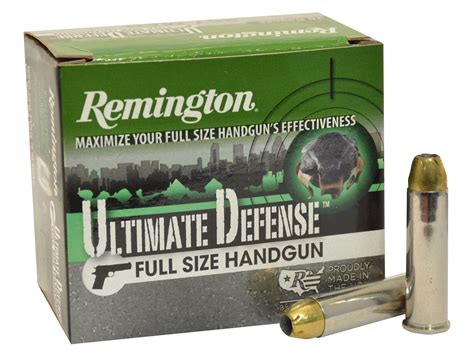 Remington HD Ultimate Defense 357 Mag Ammo 125 Grain Jacketed Hollow