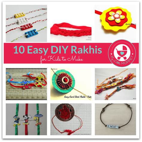 10 Simple DIY Handmade Rakhi Ideas for Kids to Make