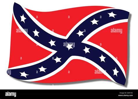 Confederate flag south southern dixie rebel Stock Vector Images - Alamy