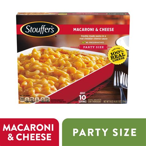 Stouffer's Party Size Macaroni & Cheese Frozen Meal 76 oz. - Walmart.com - Walmart.com