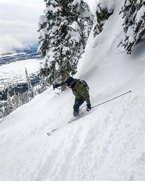 Jackson Hole Mountain Resort. First double-black face descent. : r/skiing