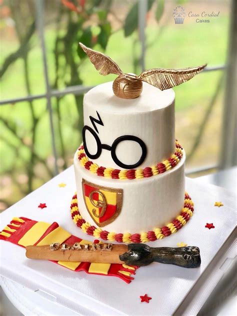 Harry Potter Themed Birthday Cake