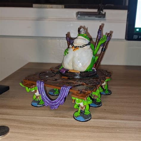 3D Print of The Bullywug King by naterys