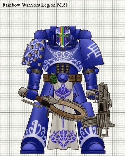 The Rainbow Warriors chapter | Rainbow warrior, Warhammer, Warhammer 40k