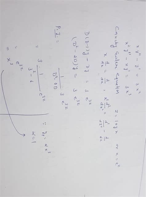 Determine the value of a for which y. = ax3 is a particular solution of the complete