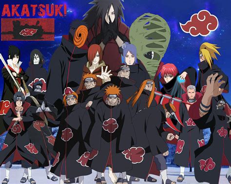 Naruto Shippuden Akatsuki Members