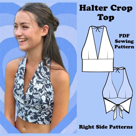 37+ Free Halter Neck Top Sewing Pattern - KristaKerrigan