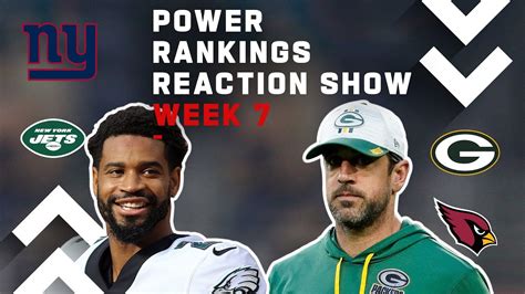 NFL Week 7 Power Rankings Reaction Show - YouTube