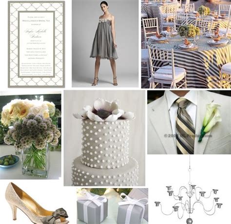 Tastefully Entertaining | Event Ideas & Inspiration: Wedding Wednesday - Gray & White Wedding