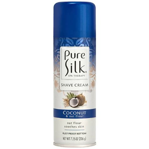 Pure Silk Women's Shaving Cream Coconut & Oat Flour 206g | Woolworths