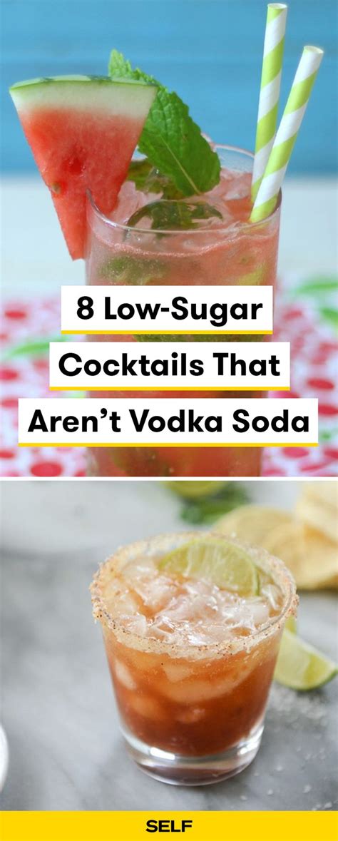 8 Low-Sugar Cocktails That Aren't Vodka Soda | Low calorie alcoholic ...