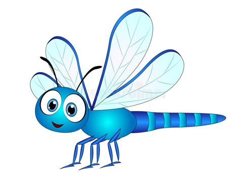 Blue Dragonfly Clipart