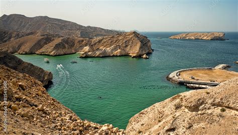 Beautiful beach in Muscat, Oman Stock Photo | Adobe Stock