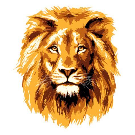 Golden lion vector - Vector Animal free download